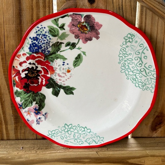 Pioneer Woman Country Garden 3 Piece Set Footed Soup Bowl, Plate & Latte Mug - Picture 8 of 16